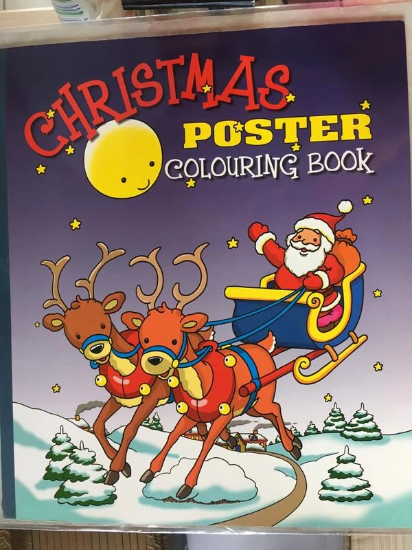 Coloriage de noel géant xxl neuf